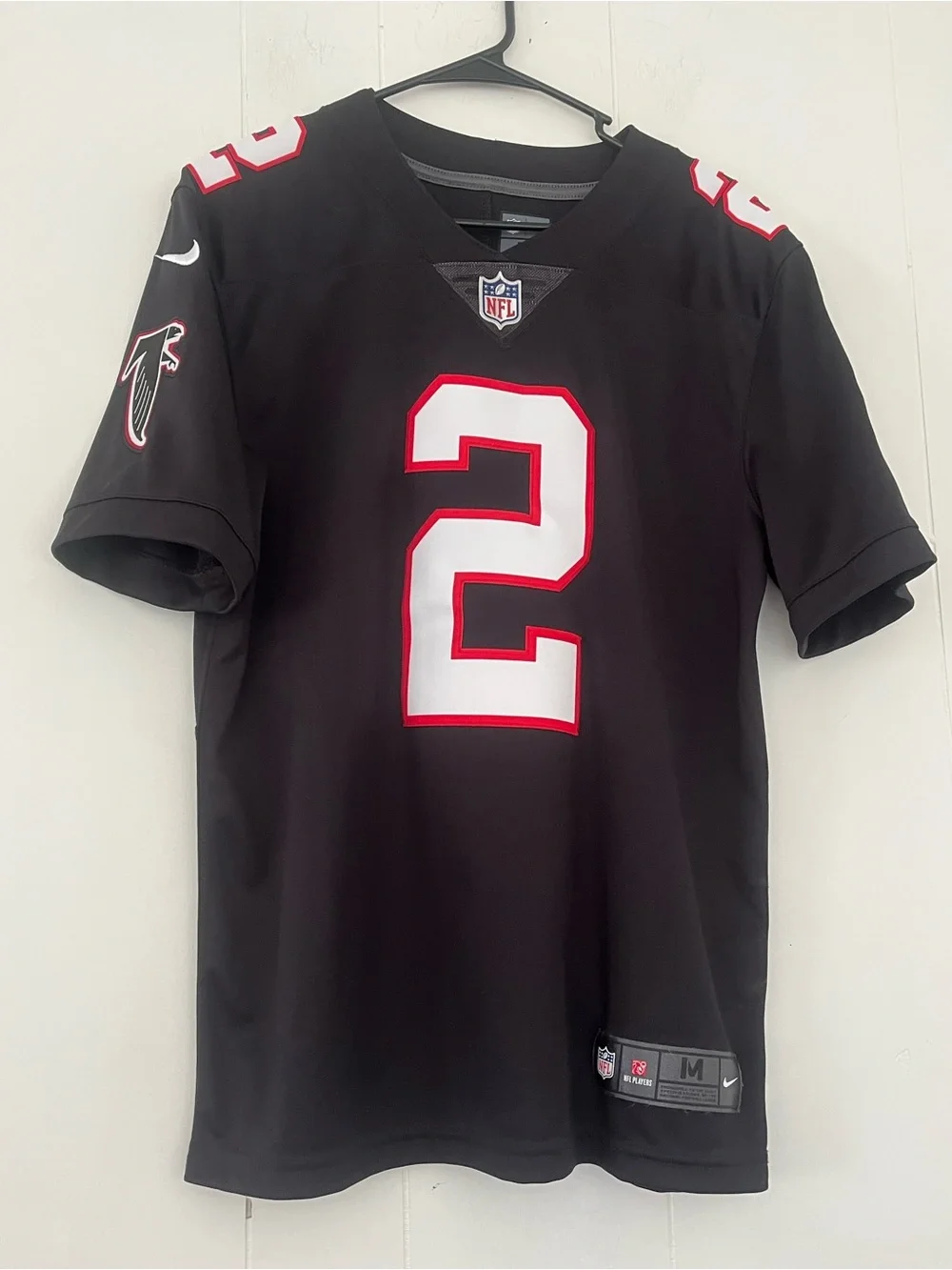 Nike Matt Ryan Atlanta Falcons Black Jersey Dri-Fit On Field Size Medium